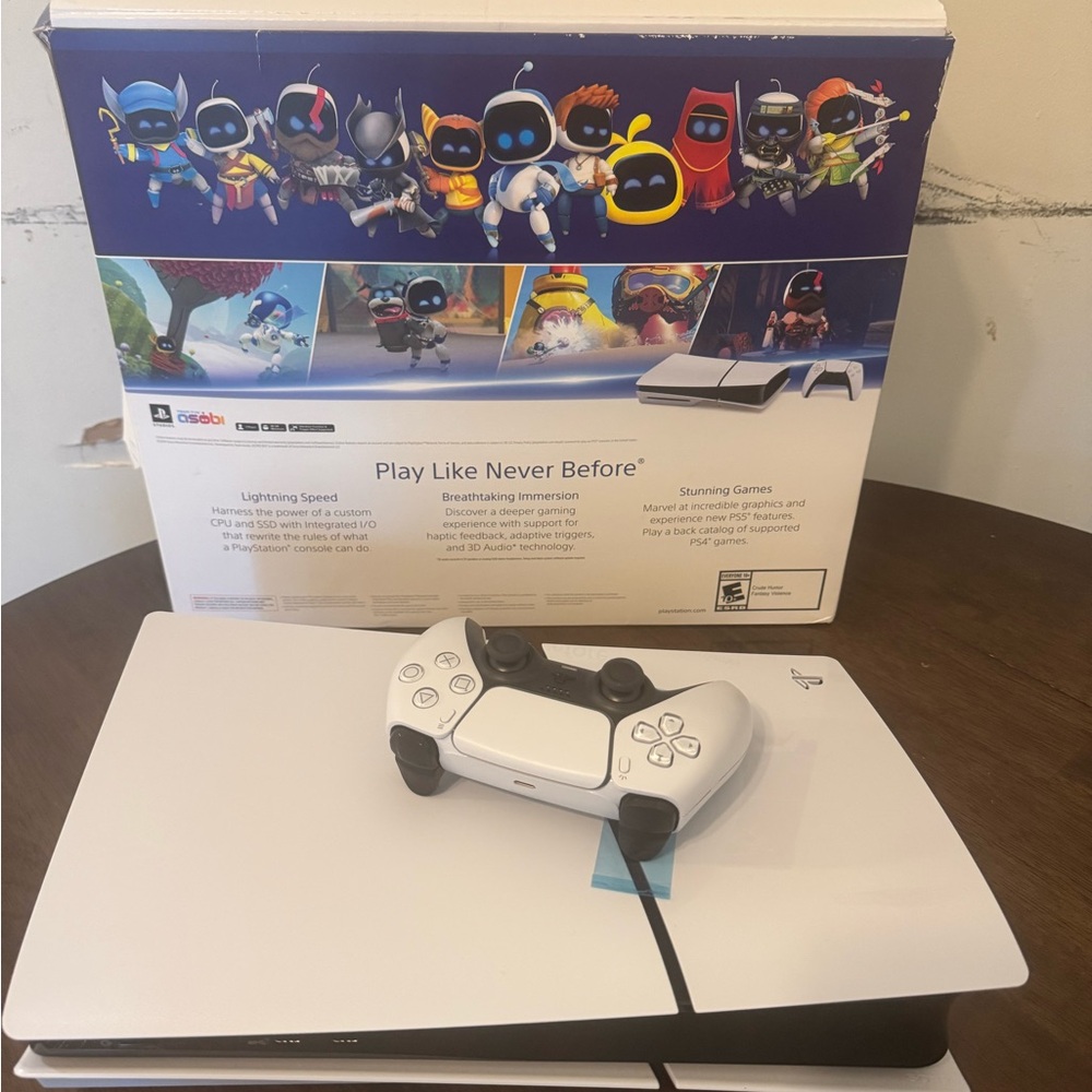 Sony PlayStation 5 with DualSense - White and Black